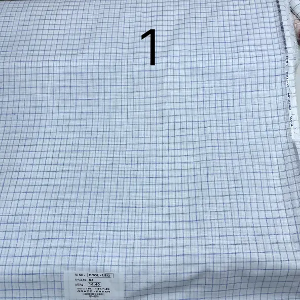 Linen Sobar Checks Fabrics