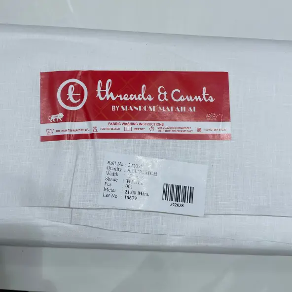 Mafatlal Zurich White khadi