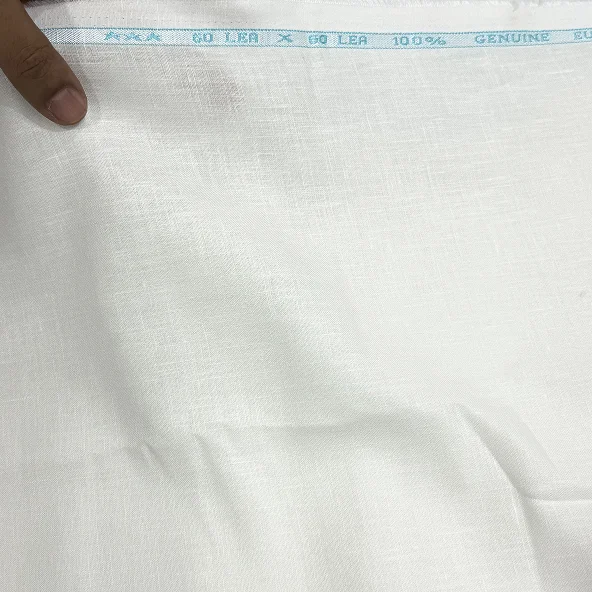 100% Original Linen 60 Lee White