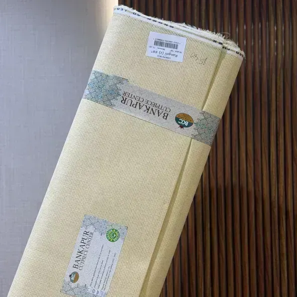 Rangoli Jute shirting Fabric Stiff finish