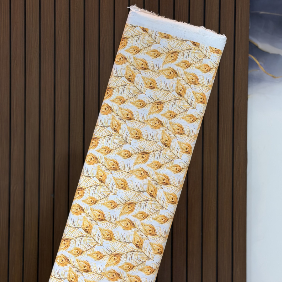 White More Pankhi Print