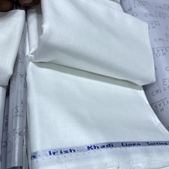 Irish linen Jodi Pack White Pant / White Shirt Combo