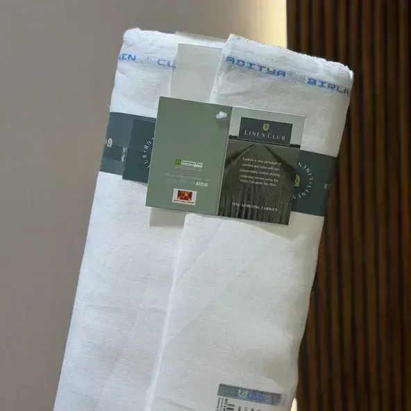 Adhitya birla special white 100% Linen