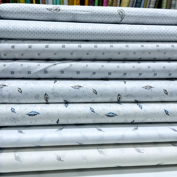 White Print Butta