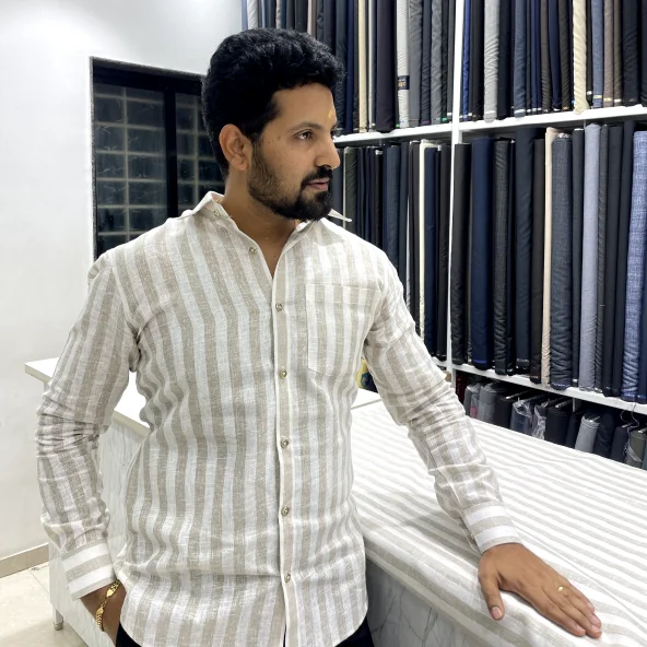 Royal Khadi Stripe